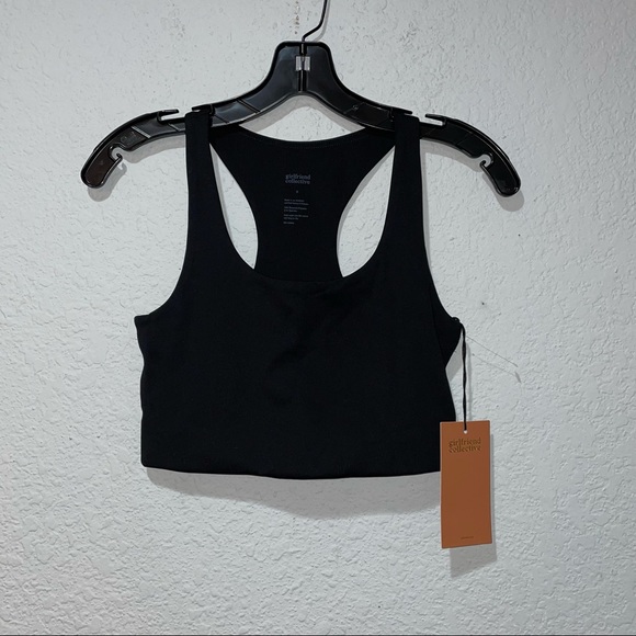 NWT GirlFriend Collective Paloma Bra in Black Various Sizes - Picture 3 of 6